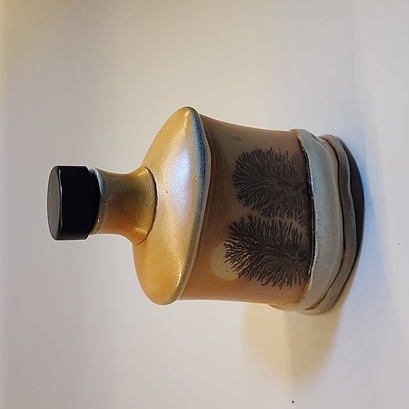 Vintage Mid Century Hand Thrown Studio Pottery Ceramic Whiskey Canter - Picture 3 of 9